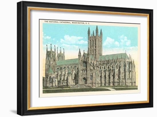 National Cathedral, Washington D.C.-null-Framed Art Print