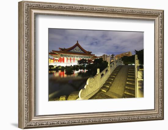 National Concert Hall, Chiang Kaishek Memorial Grounds, Taipei, Taiwan, Asia-Christian Kober-Framed Photographic Print