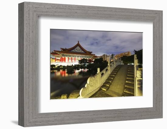 National Concert Hall, Chiang Kaishek Memorial Grounds, Taipei, Taiwan, Asia-Christian Kober-Framed Photographic Print