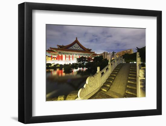 National Concert Hall, Chiang Kaishek Memorial Grounds, Taipei, Taiwan, Asia-Christian Kober-Framed Photographic Print