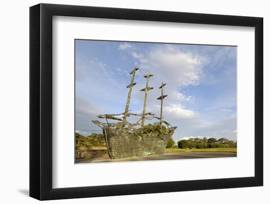 National Famine Monument, Murrisk, County Mayo-Gary Cook-Framed Photographic Print