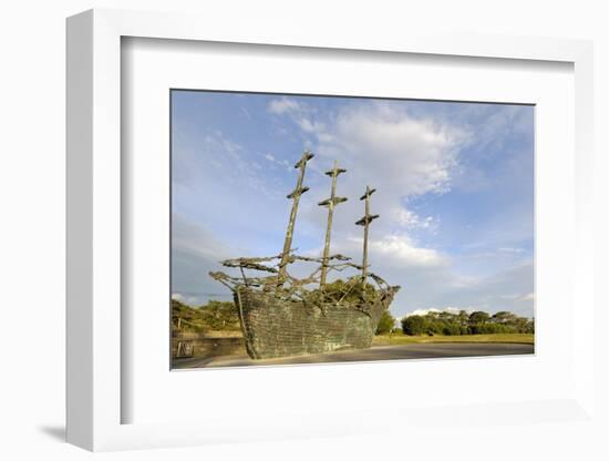 National Famine Monument, Murrisk, County Mayo-Gary Cook-Framed Photographic Print