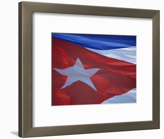 National Flag, Cuba, West Indies, Central America-Dominic Webster-Framed Photographic Print