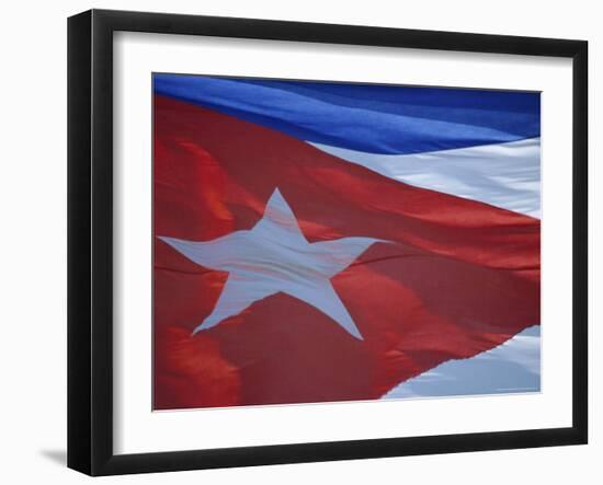 National Flag, Cuba, West Indies, Central America-Dominic Webster-Framed Photographic Print