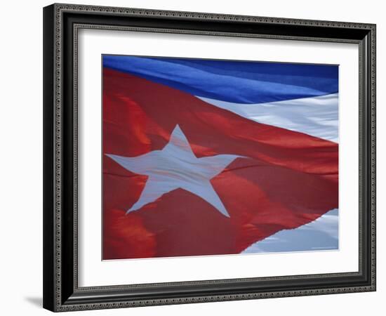 National Flag, Cuba, West Indies, Central America-Dominic Webster-Framed Photographic Print