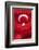 National Flag of Turkey.-Jon Hicks-Framed Photographic Print