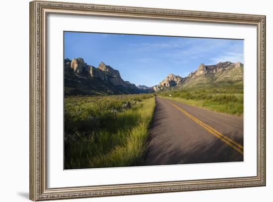 National Forest Road into the Chiricahua Mountains-Larry Ditto-Framed Photographic Print