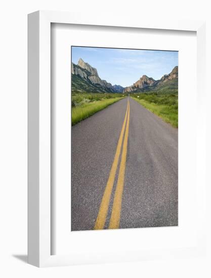 National Forest Road into the Chiricahua Mountains-Larry Ditto-Framed Photographic Print