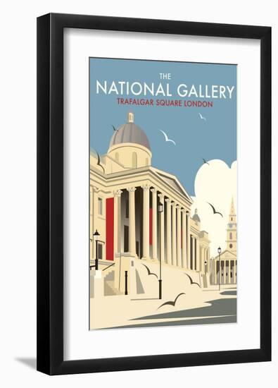 National Gallery - Dave Thompson Contemporary Travel Print-Dave Thompson-Framed Giclee Print