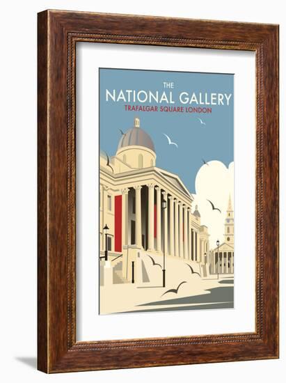 National Gallery - Dave Thompson Contemporary Travel Print-Dave Thompson-Framed Giclee Print