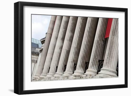 National Gallery on Trafalgar Square, London-Felipe Rodriguez-Framed Photographic Print