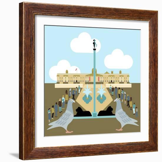 National Gallery, Trafalgar Square-Claire Huntley-Framed Giclee Print