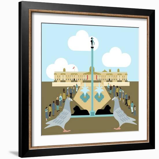 National Gallery, Trafalgar Square-Claire Huntley-Framed Giclee Print