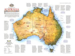 1988 travelers look at australia map