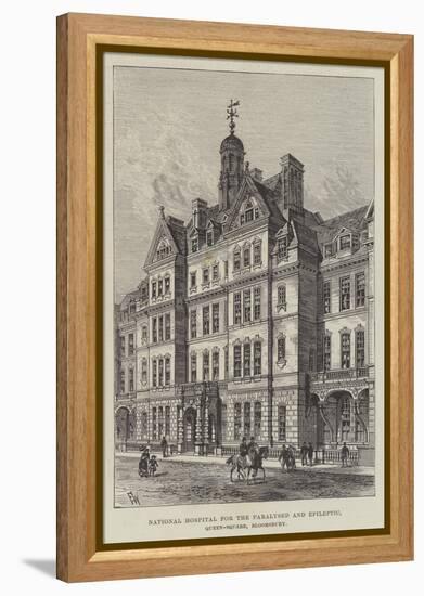 National Hospital for the Paralysed and Epileptic, Queen-Square, Bloomsbury-Frank Watkins-Framed Premier Image Canvas