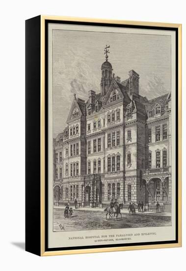 National Hospital for the Paralysed and Epileptic, Queen-Square, Bloomsbury-Frank Watkins-Framed Premier Image Canvas