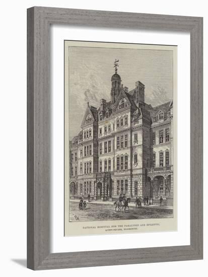 National Hospital for the Paralysed and Epileptic, Queen-Square, Bloomsbury-Frank Watkins-Framed Giclee Print