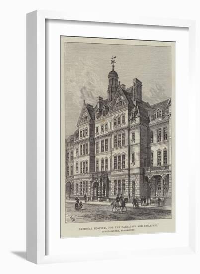 National Hospital for the Paralysed and Epileptic, Queen-Square, Bloomsbury-Frank Watkins-Framed Giclee Print