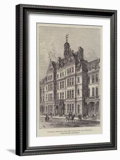 National Hospital for the Paralysed and Epileptic, Queen-Square, Bloomsbury-Frank Watkins-Framed Giclee Print