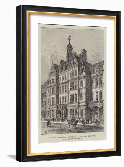 National Hospital for the Paralysed and Epileptic, Queen-Square, Bloomsbury-Frank Watkins-Framed Giclee Print