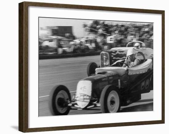 National Hot Rod Assoc. Drag Racing Meet-Allan Grant-Framed Photographic Print