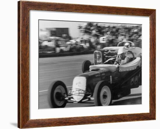 National Hot Rod Assoc. Drag Racing Meet-Allan Grant-Framed Photographic Print