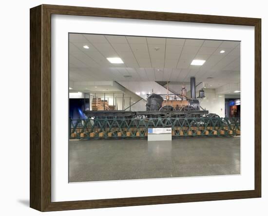 National Museum of American History - Trains: "John Bull," Early Steam Locomotive in US-null-Framed Photographic Print