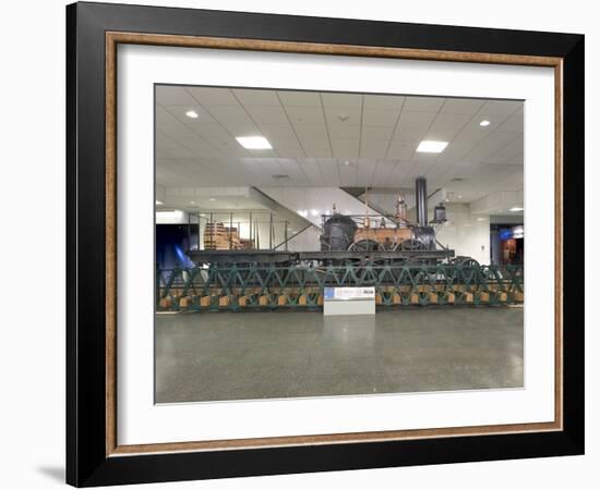 National Museum of American History - Trains: "John Bull," Early Steam Locomotive in US-null-Framed Photographic Print