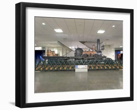 National Museum of American History - Trains: "John Bull," Early Steam Locomotive in US-null-Framed Photographic Print