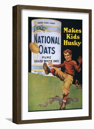 National Oats Ad, 1919-null-Framed Premium Giclee Print