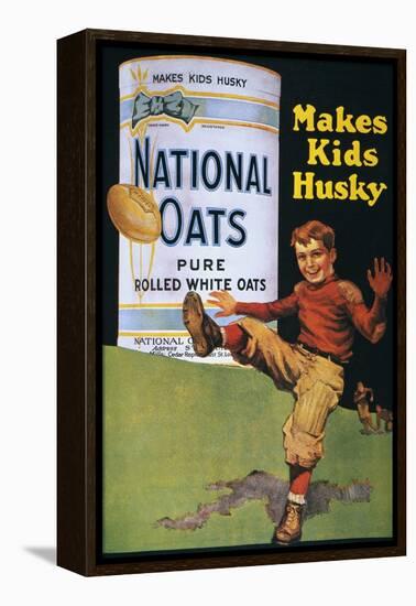 National Oats Ad, 1919-null-Framed Premier Image Canvas