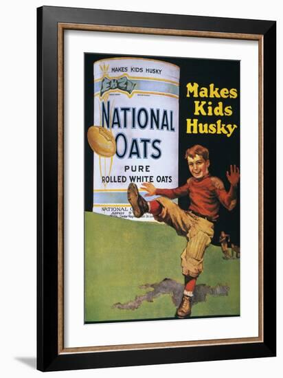 National Oats Ad, 1919-null-Framed Giclee Print