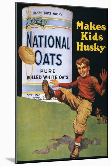 National Oats Ad, 1919-null-Mounted Giclee Print