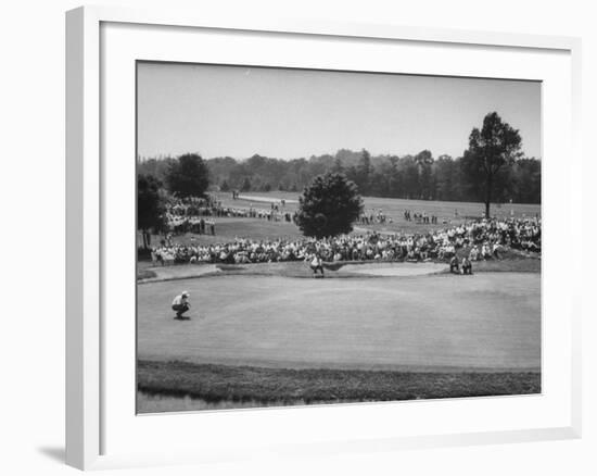 National Open Golf Championship Tournament at Oakmont Country Club in Pittsburgh-John Dominis-Framed Premium Photographic Print