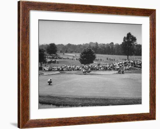 National Open Golf Championship Tournament at Oakmont Country Club in Pittsburgh-John Dominis-Framed Premium Photographic Print