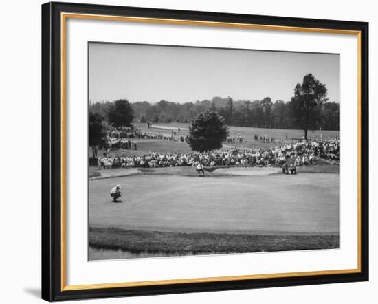 National Open Golf Championship Tournament at Oakmont Country Club in Pittsburgh-John Dominis-Framed Premium Photographic Print