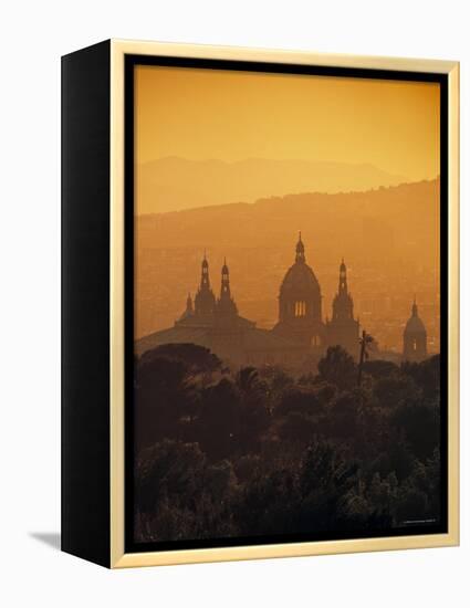 National Palace, Barcelona, Spain-Jon Arnold-Framed Premier Image Canvas