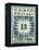 National Postal Museum: 13-Cent “H.I.” Hawaiian Missionary stamp-null-Framed Stretched Canvas