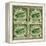 National Postal Museum: 16-Cent U.S. Postage Stamps with the Image of a Plane-null-Framed Stretched Canvas