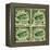 National Postal Museum: 16-Cent U.S. Postage Stamps with the Image of a Plane-null-Framed Stretched Canvas