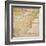 National Postal Museum: 1796 Postal Route Map-null-Framed Art Print