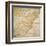 National Postal Museum: 1796 Postal Route Map-null-Framed Art Print