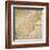 National Postal Museum: 1796 Postal Route Map-null-Framed Art Print