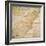 National Postal Museum: 1796 Postal Route Map-null-Framed Art Print