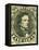 National Postal Museum: 5-Cent Green Jefferson Davis Confederate Stamp-null-Framed Stretched Canvas