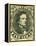 National Postal Museum: 5-Cent Green Jefferson Davis Confederate Stamp-null-Framed Stretched Canvas