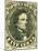 National Postal Museum: 5-Cent Green Jefferson Davis Confederate Stamp-null-Mounted Art Print