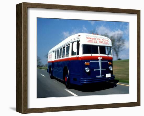 National Postal Museum: Highway Post Office Bus-null-Framed Photographic Print