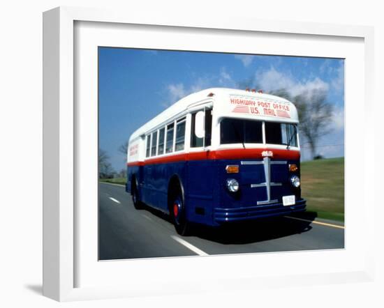 National Postal Museum: Highway Post Office Bus-null-Framed Photographic Print