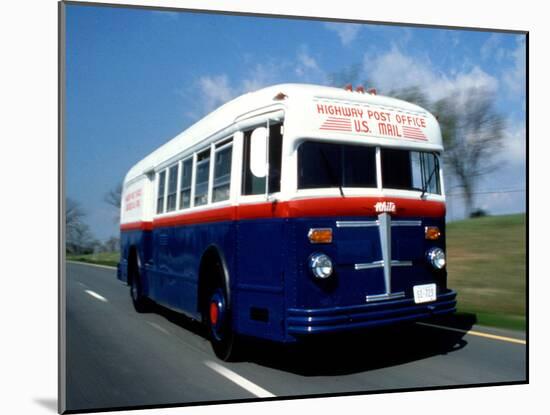 National Postal Museum: Highway Post Office Bus-null-Mounted Photographic Print